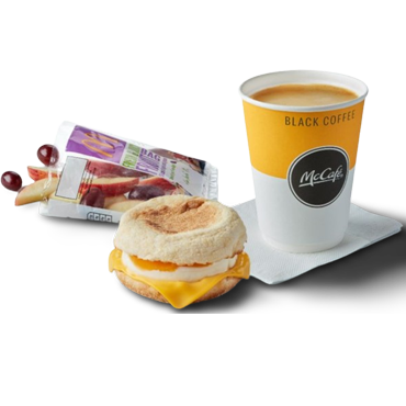 Egg and Cheese McMuffin meal